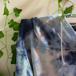 Blue Tie-Dye Hoodie By Pink VS